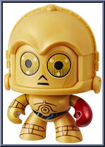 C-3PO from Star Wars - Mighty Muggs - 2017 Series manufactured by Hasbro [Loose]