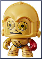 C-3PO from Star Wars - Mighty Muggs - 2017 Series manufactured by Hasbro [Loose]