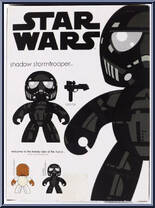 Shadow Stormtrooper from Star Wars - Mighty Muggs - Exclusives manufactured by Hasbro [Back]