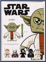Yoda from Star Wars - Mighty Muggs - Series 4 manufactured by Hasbro [Back]