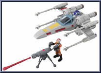 X-Wing Fighter (Luke Skywalker) from Star Wars - Mission Fleet - Vehicles manufactured by Disney [Loose]