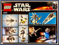 B-Wing Fighter from Star Wars - Original Trilogy - Basic Series manufactured by Lego [Back]