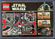Darth Vader's TIE Fighter from Star Wars - Original Trilogy - Basic Series manufactured by Lego [Back]