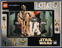 R2-D2 / C-3PO Droid Collectors Set from Star Wars - Original Trilogy - Basic Series manufactured by Lego [Back]