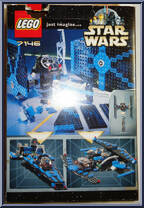 TIE Fighter from Star Wars - Original Trilogy - Basic Series manufactured by Lego [Back]