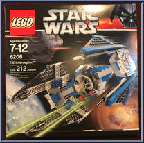 TIE Interceptor from Star Wars - Original Trilogy - Basic Series manufactured by Lego [Front]