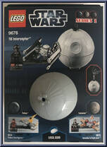 TIE Interceptor & Death Star from Star Wars - Original Trilogy - Basic Series manufactured by Lego [Back]