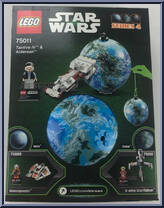 Tantive IV & Planet Alderaan from Star Wars - Original Trilogy - Basic Series manufactured by Lego [Back]