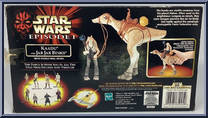 Kaadu and Jar Jar Binks from Star Wars - Phantom Menace - Beast Pack manufactured by Hasbro [Back]