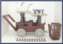 Ewok Battle Wagon from Star Wars - Power of the Force - Vehicles manufactured by Kenner [Loose]