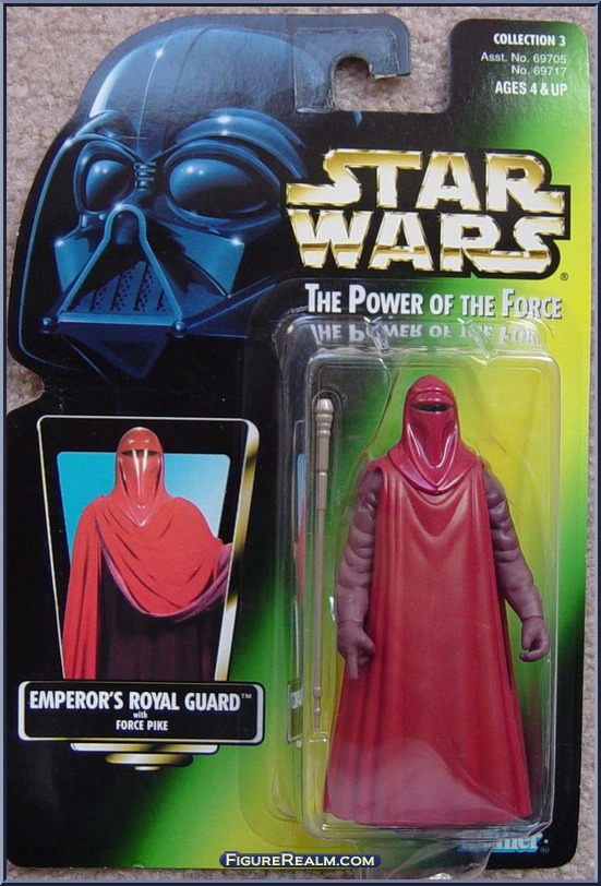 Kenner Star Wars Power Of The Force Green Card Hologram EmperorS Royal Guard Action Figure for sale online