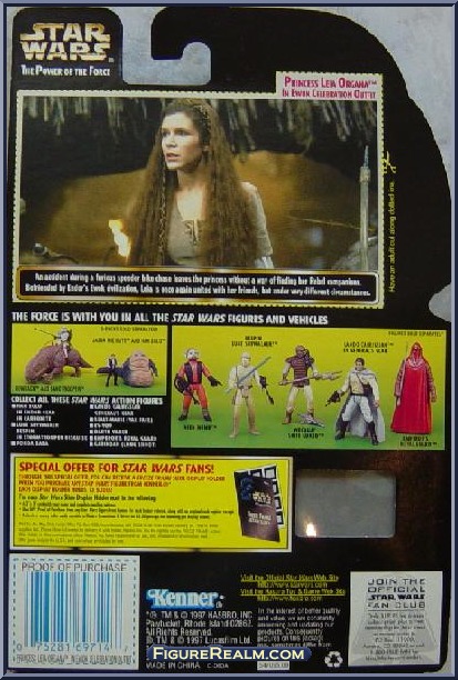 star wars the power of the force princess leia organa in ewok celebration outfit