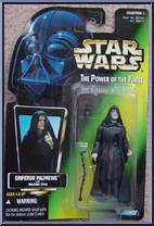 Emperor Palpatine from Star Wars - Power of the Force II - Green Card manufactured by Kenner [Front]
