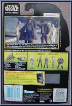 Han Solo (Bespin Gear) from Star Wars - Power of the Force II - Freeze Frame manufactured by Kenner [Back]