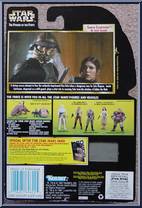 Lando Calrissian (Skiff Guard Disguise) from Star Wars - Power of the Force II - Freeze Frame manufactured by Kenner [Back]