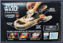 Landspeeder from Star Wars - Power of the Force II - Vehicles manufactured by Kenner [Back]