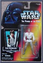 Luke Skywalker from Star Wars - Power of the Force II - Red Card manufactured by Kenner [Front]