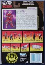 Luke Skywalker (Imperial Guard Disguise) from Star Wars - Power of the Force II - Shadows of the Empire manufactured by Kenner [Back]