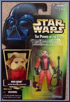 Nien Nunb from Star Wars - Power of the Force II - Hologram Green Card manufactured by Kenner [Front]