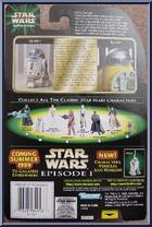 R2-D2 (Launching Lightsaber) from Star Wars - Power of the Force II - Flashback Photos manufactured by Kenner [Back]