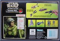 Speeder Bike (with Leia in Endor Gear) from Star Wars - Power of the Force II - Vehicles manufactured by Kenner [Back]