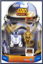 R2-D2 / C-3PO from Star Wars - Rebels - Mission Series manufactured by Hasbro [Front]