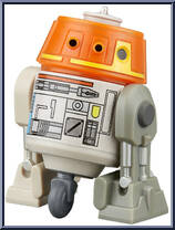 Chopper (C1-10P) from Star Wars - Retro Collection - Ahoska manufactured by Hasbro [Loose]