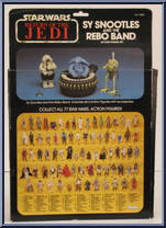 Sy Snootles and the Rebo Band from Star Wars - Return of the Jedi - Playsets manufactured by Kenner [Back]