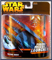 Vulture Droid from Star Wars - Revenge of the Sith - Deluxe Figures manufactured by Hasbro [Front]