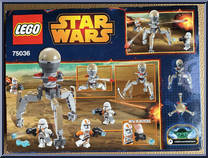 Utapau Troopers from Star Wars - Revenge of the Sith - Basic Series manufactured by Lego [Back]