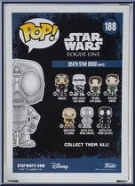 Death Star Droid (White) from Star Wars - Rogue One - Pop! Vinyl Figures manufactured by Funko [Back]