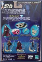 Obi-Wan Kenobi (Jedi Starfighter Pilot) from Star Wars - Saga - Attack of the Clones manufactured by Hasbro [Back]