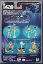 SP-4 & JN-66 (Library Droids) from Star Wars - Saga - Attack of the Clones manufactured by Hasbro [Back]