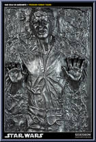 Han Solo (in Carbonite) from Star Wars - Premium Format Figures manufactured by Sideshow [Loose]