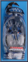 Aayla Secura's Jedi Starfighter from Star Wars - Titanium - Basic Series manufactured by Hasbro [Front]