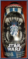 Anakin's Modified Jedi Starfighter from Star Wars - Titanium - Basic Series manufactured by Hasbro [Front]