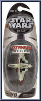 ARC-170 Starfighter (Clone Wars) from Star Wars - Titanium - Basic Series manufactured by Hasbro [Front]