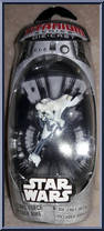 Blizzard Force Speeder Bike from Star Wars - Titanium - Basic Series manufactured by Hasbro [Front]