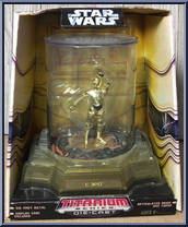 C-3PO from Star Wars - Titanium - Display Cased manufactured by Hasbro [Front]