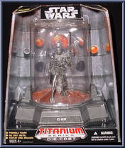 IG-88 from Star Wars - Titanium - Display Cased manufactured by Hasbro [Front]