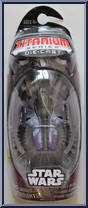 Mace Windu's Jedi Starfighter (Repaint) from Star Wars - Titanium - Basic Series manufactured by Hasbro [Front]