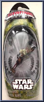 Kashyyyk Speeder Bike from Star Wars - Titanium - Basic Series manufactured by Hasbro [Front]