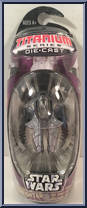 Mace Windu's Jedi Starfighter from Star Wars - Titanium - Basic Series manufactured by Hasbro [Front]