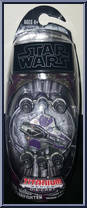 Mace Windu's Jedi Starfighter (with Hyperdrive Ring) from Star Wars - Titanium - Basic Series manufactured by Hasbro [Front]