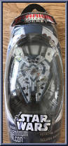 Millennium Falcon (Episode III) from Star Wars - Titanium - Basic Series manufactured by Hasbro [Front]