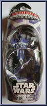 Plo Koon's Jedi Starfighter (with Hyperspace Ring) from Star Wars - Titanium - Basic Series manufactured by Hasbro [Front]