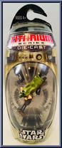 Speeder Bike & Leia from Star Wars - Titanium - Basic Series manufactured by Hasbro [Front]