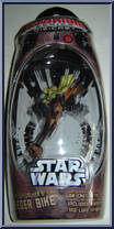 Speeder Bike & Luke Skywalker from Star Wars - Titanium - Basic Series manufactured by Hasbro [Front]