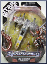 Luke Skywalker / X-Wing Fighter from Star Wars - Transformers - Basic Series manufactured by Hasbro [Front]