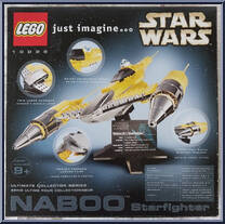 Naboo Starfighter from Star Wars - Ultimate Collector Series - Basic Series manufactured by Lego [Back]